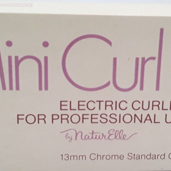 NaturElle MIni Curl Fix Standard Clamp 1/2"Curling Iron For Professional Use - Picture 3 of 6